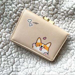 Pink Kawaii faux leather wallet